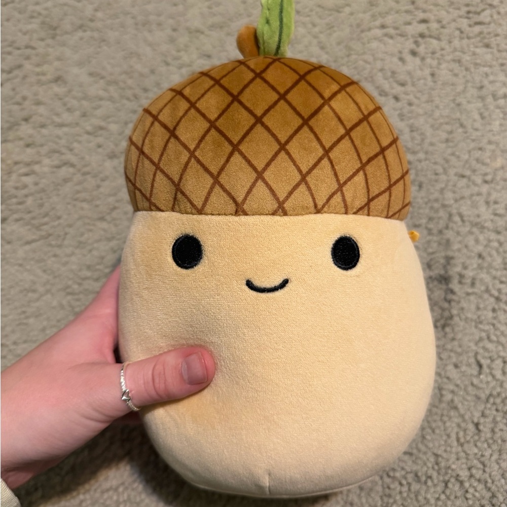 Squishmallows Brown and Cream Acorn Plush